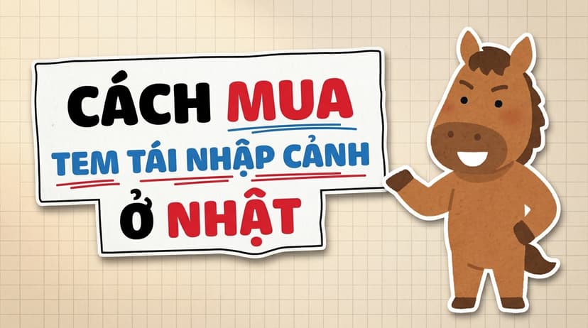 Cách mua tem tái nhập cảnh ở Nhật khi về nước quá 1 năm